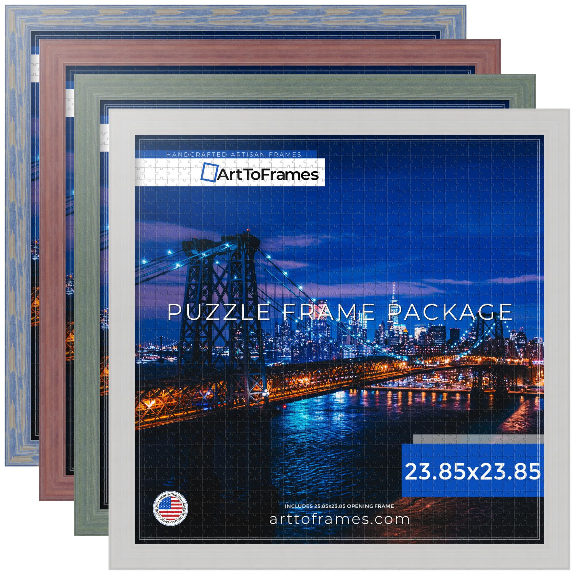 Amazon.com - ArtToFrames 23.85x23.85 INCH/60.6x60.6 CM Blue Frame