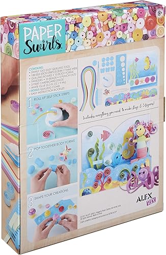 Miniatura 2 de Alex DIY Remolinos de papel 3D sirena océano niños arte y manualidades actividad