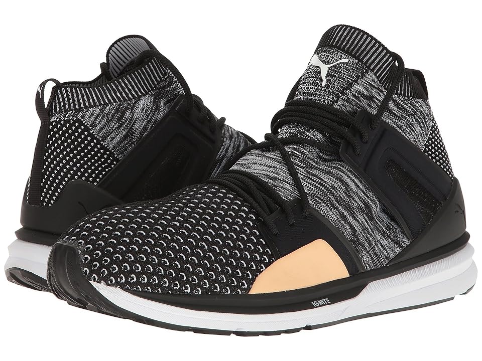 

PUMA B.O.G Limitless Hi Evoknit (Puma Black/Puma Black/Puma White) Men's Shoes