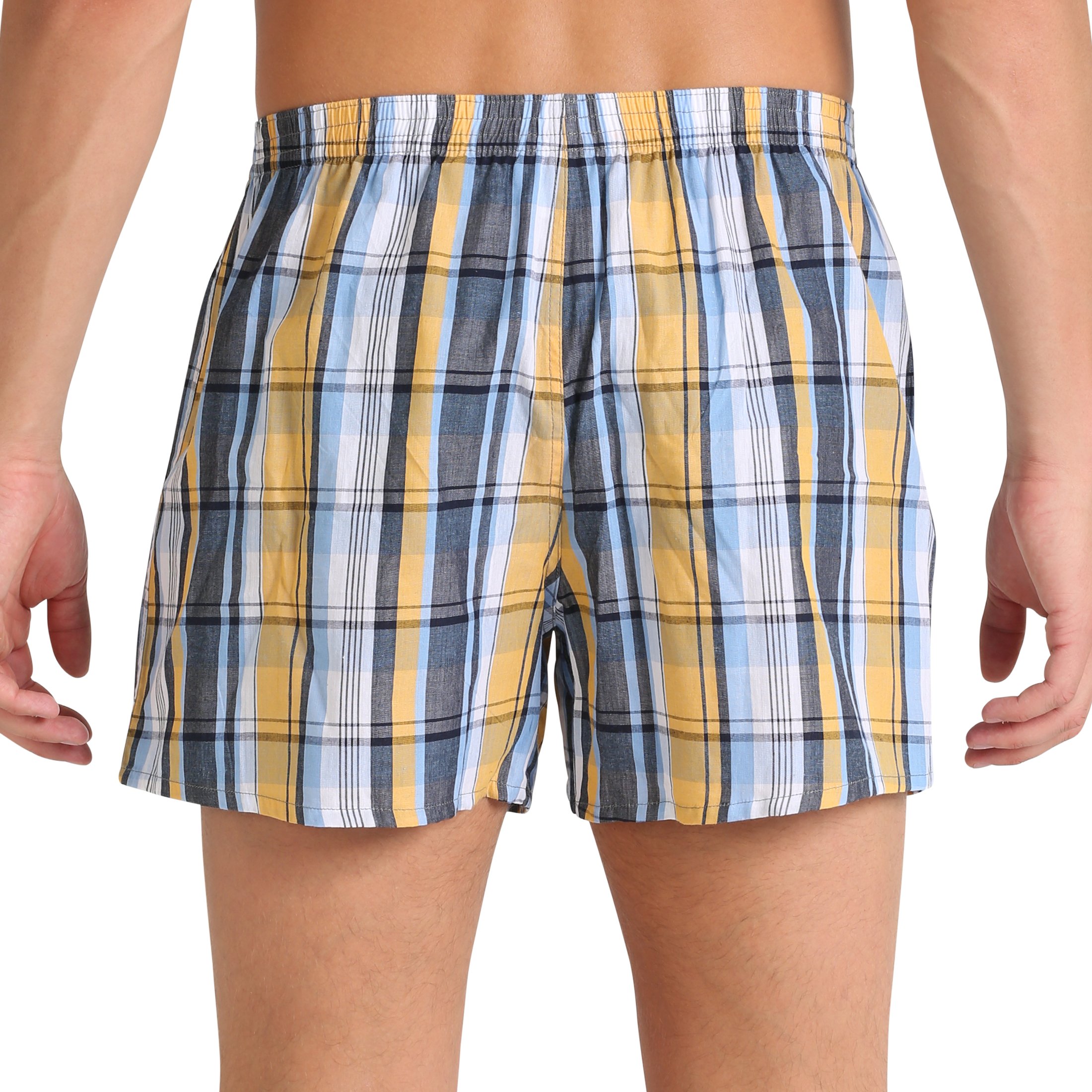 Lower East Boxer dla Mężczyzn- Große Karos (10er Pack)