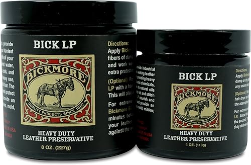 Miniatura 5 de Acondicionador de cuero resistente, reparación de arañazos, LP 8 onzas, bálsamo conservador, protector y restaurador para cuero seco, agrietado y