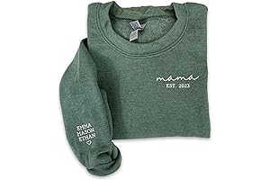 Custom Embroidered Mama Sweatshirts: A Personalized Gift for Mom