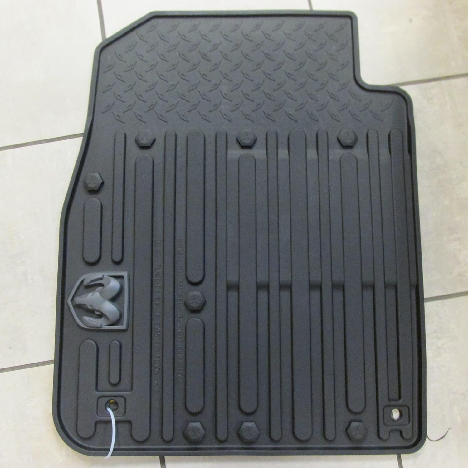 Mopar 82213402 Black All-Weather Floor Mat