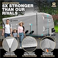 Vista 3 de Cubierta de remolque de viaje de 3ra generación, tela APEX de 7 capas resistente a desgarrones, se ajusta a la cubierta de autocaravana, cubierta