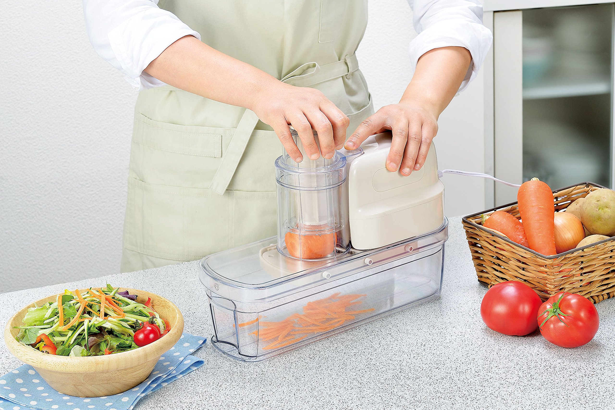 Amazon | 電動調理器パワースライサー DPS-01 | 下村工業(Shimomura