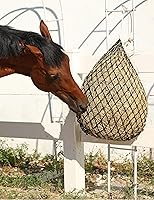 Vista 6 de Harrison Howard Red de heno de alimentación lenta para caballo, 2 piezas, suministros de alimentación para caballos, color negro, 40 pulgadas