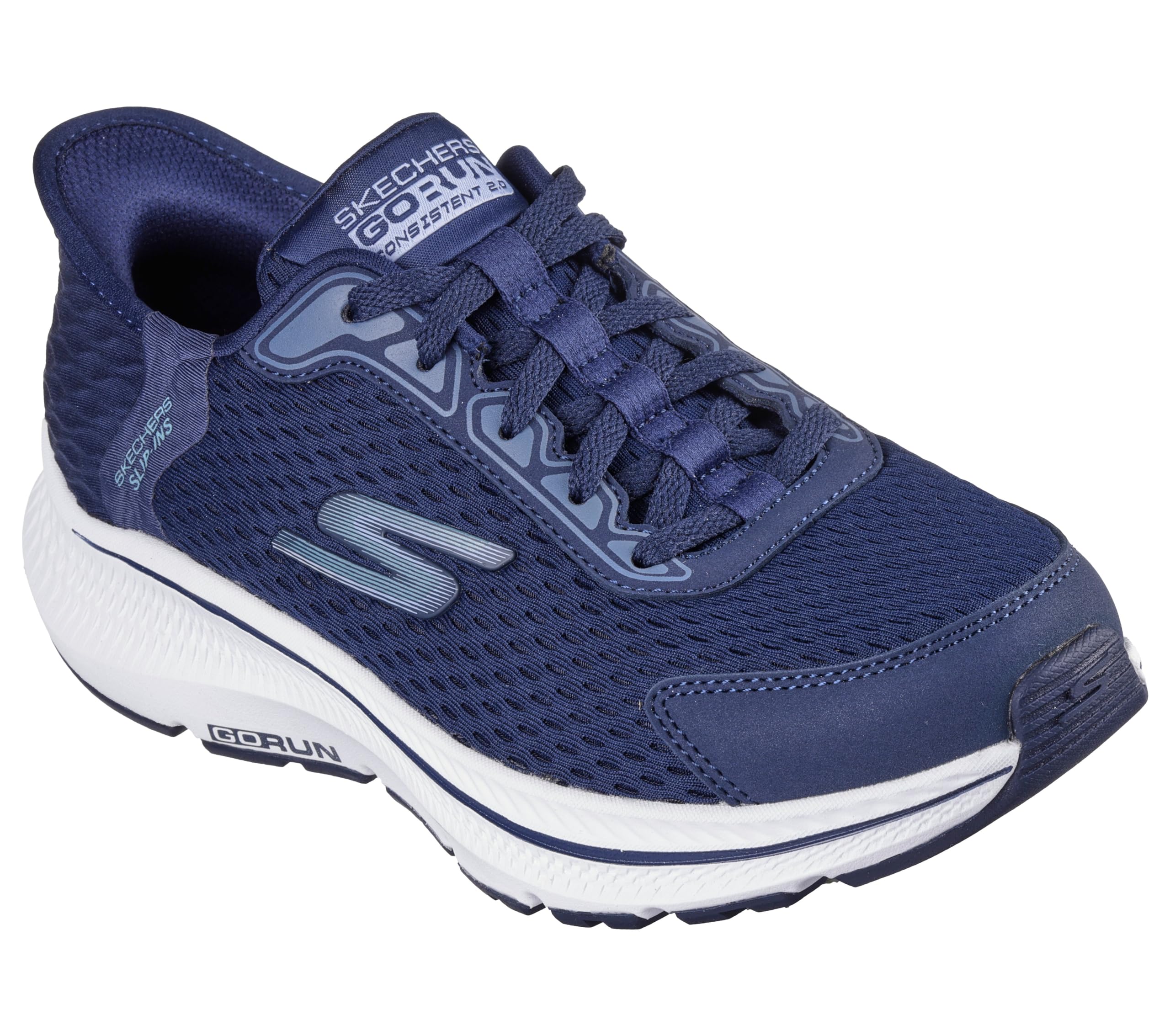 Skechers Women's Go Run Consistent 2.0 Endure Mesh Running Shoes Sneakers Wide