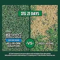 Vista 3 de Scotts EZ Seed Patch & Repair Sun and Shade, mantillo combinado, fertilizante para semillas y césped, 3.75 libras (paquete de 6)