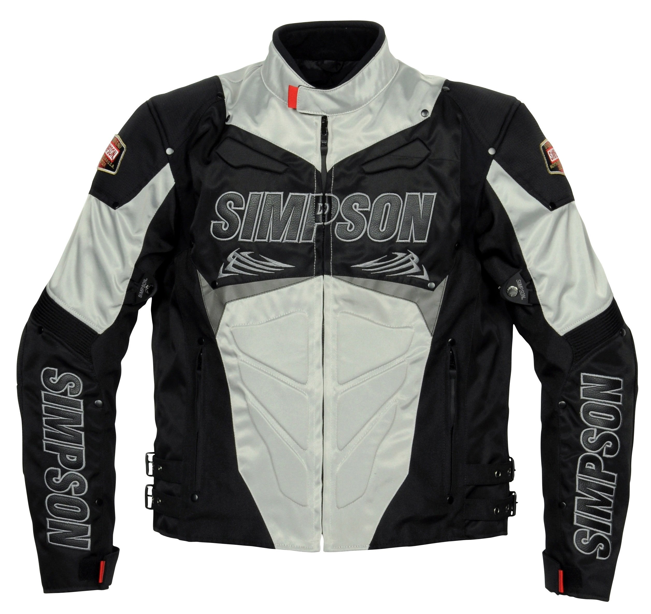 Amazon | [シンプソン] ナイロンジャケット シルバー LL SJ-5134  