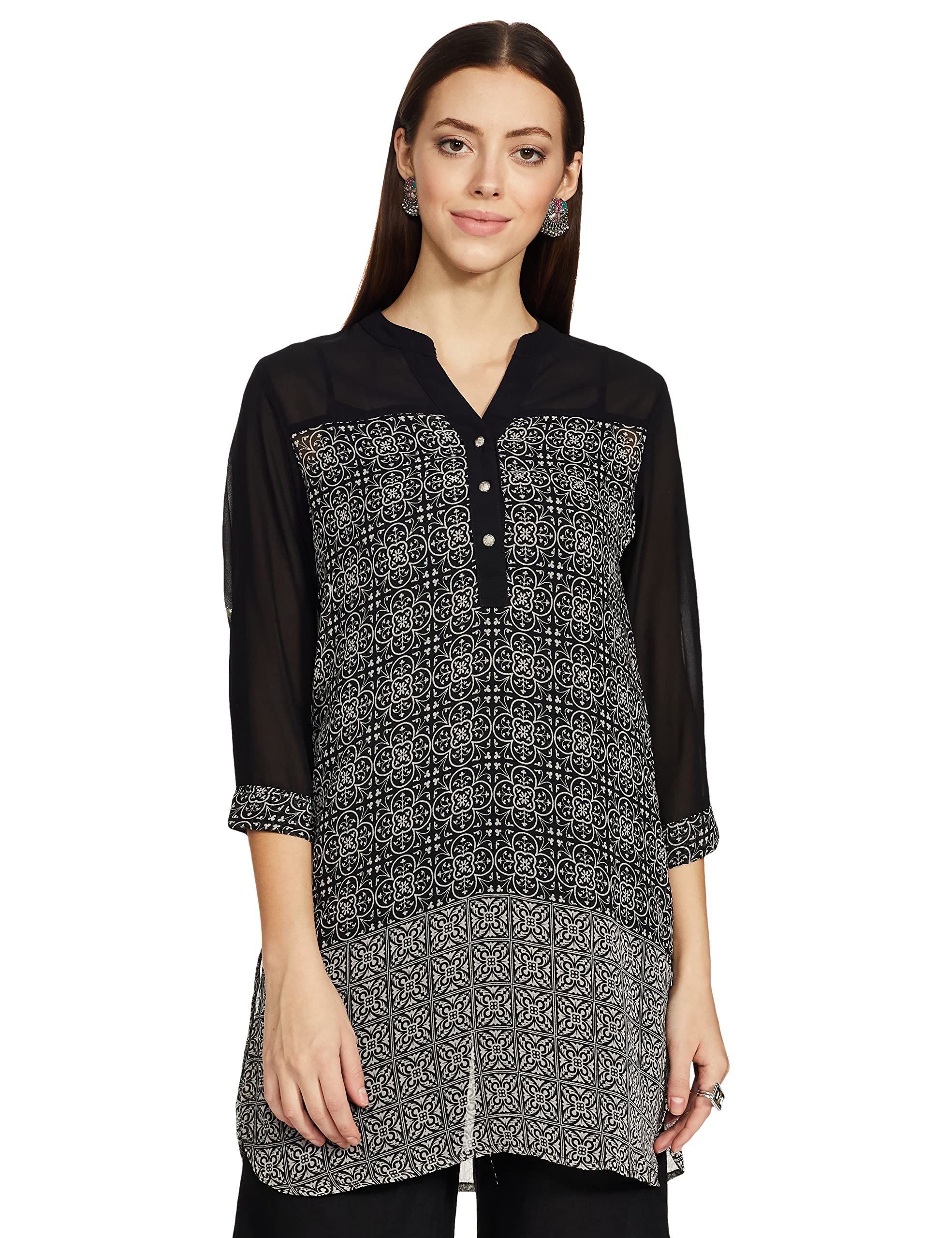 Rain and Rainbow Women's Straight Kurta