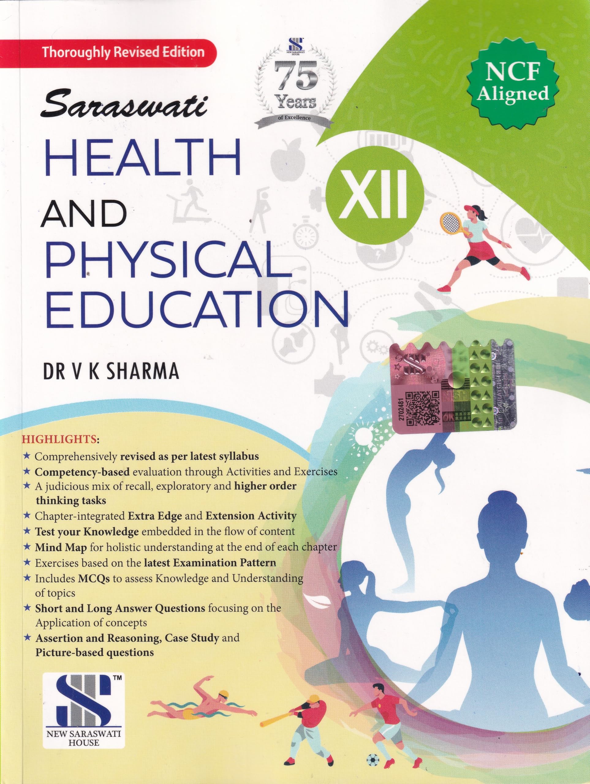 New Saraswati Health and Physical Education for CBSE Class 12 | Latest updated book for 2026-27 Examnination | School Books