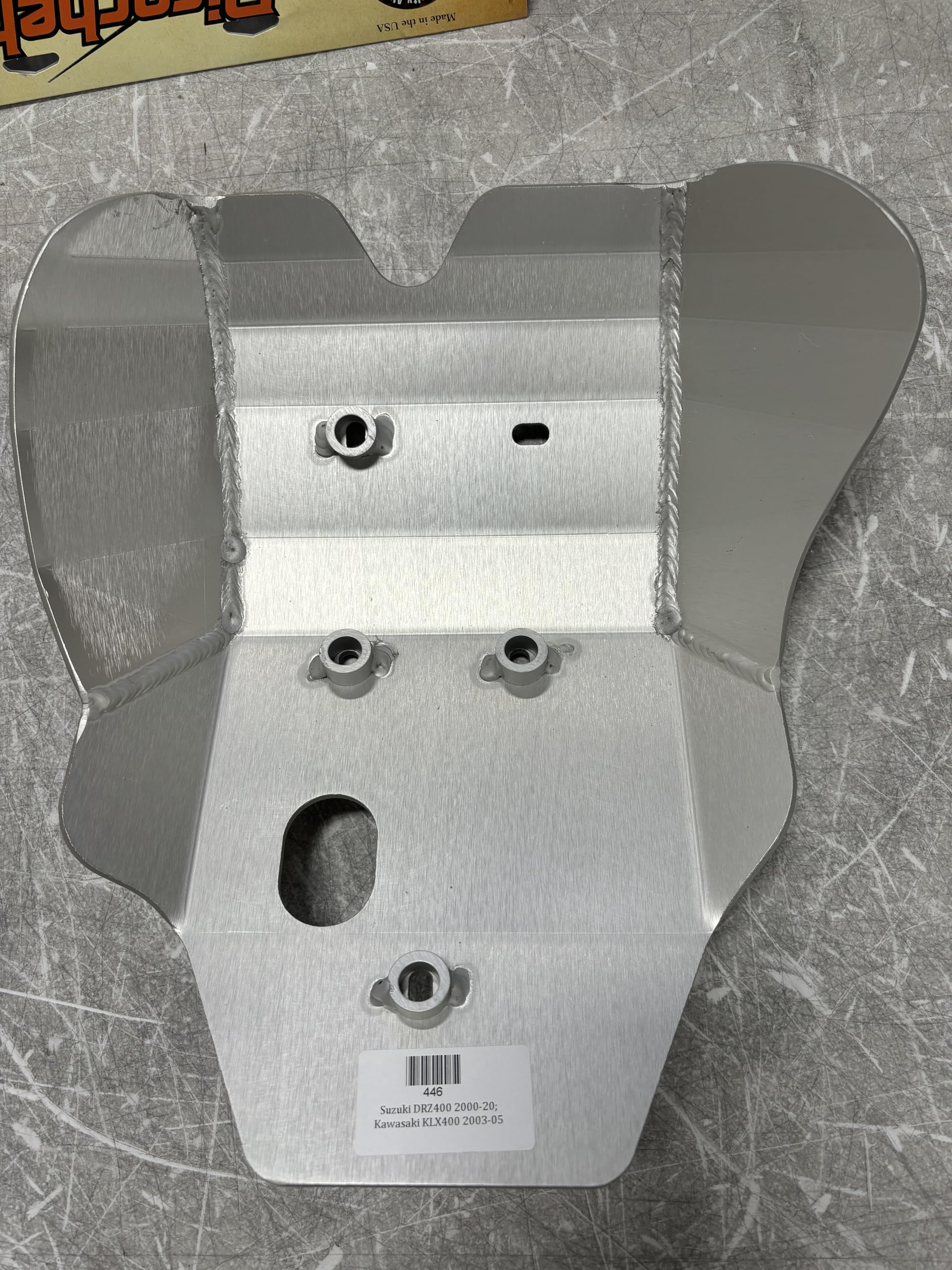 Amazon.com: DR-Z 400 Skid Plate 3/16