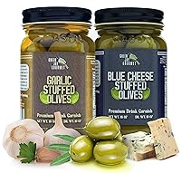 Vista 19 de Green Jay Gourmet Aceitunas Rellenas de Queso Jalapeño Jack – Aceitunas Verdes Rellenas de Queso para Guarnición de Cóctel y Tabla de Quesos