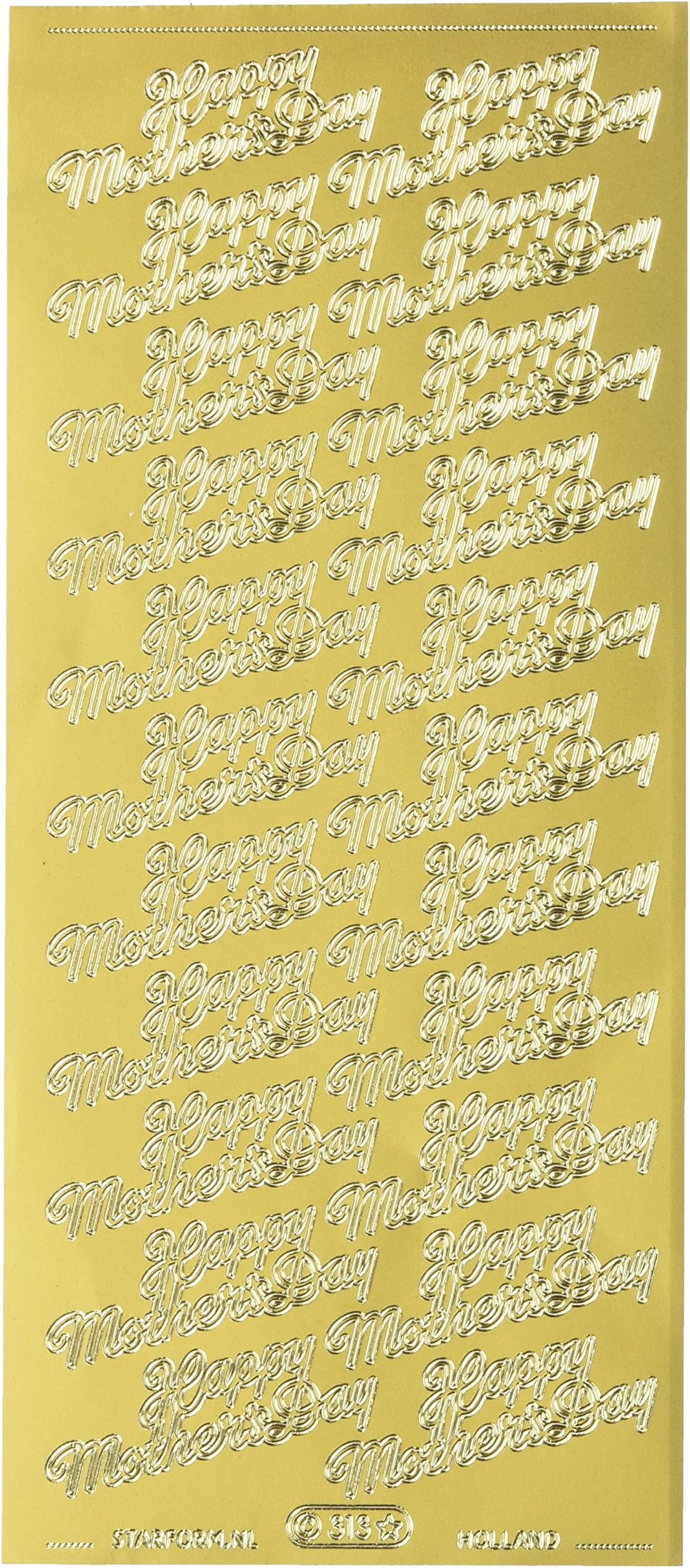 Starform 54-40177 Deco Stickers, Happy Mothers Day