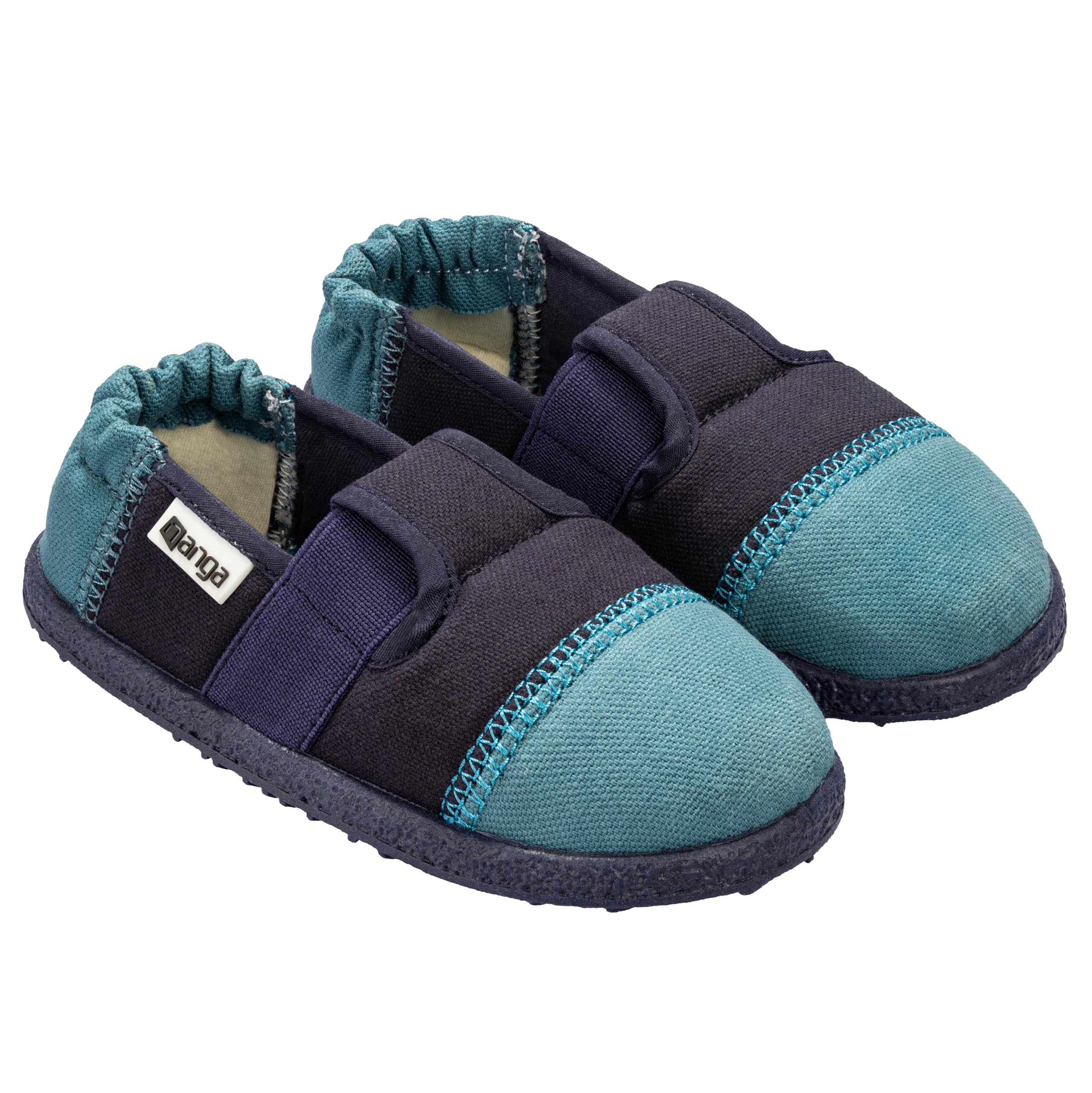 Nanga Ciabatte unisex per bambini, in bardana blu scuro 2.0, petrolio, blu, 28 EU