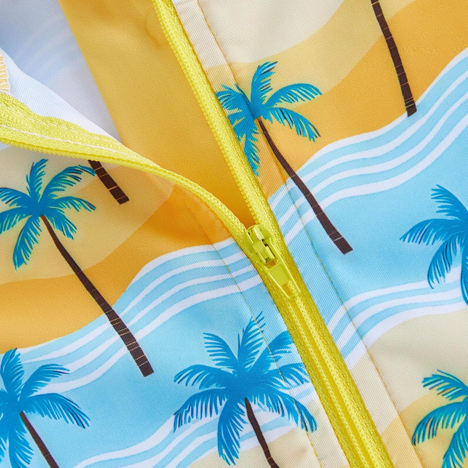 Baby Boy Swimsuit Rash Guard Toddler Zipper Swimwear Beach Sun Protection Infant One Piece Bathing Suit - Image 5