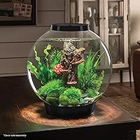 Vista 41 de biOrb Acuario clásico 60 acrílico de 16 galones con luces LED multicolor controladas a distancia, tanque moderno para exhibición de mesa, plateado