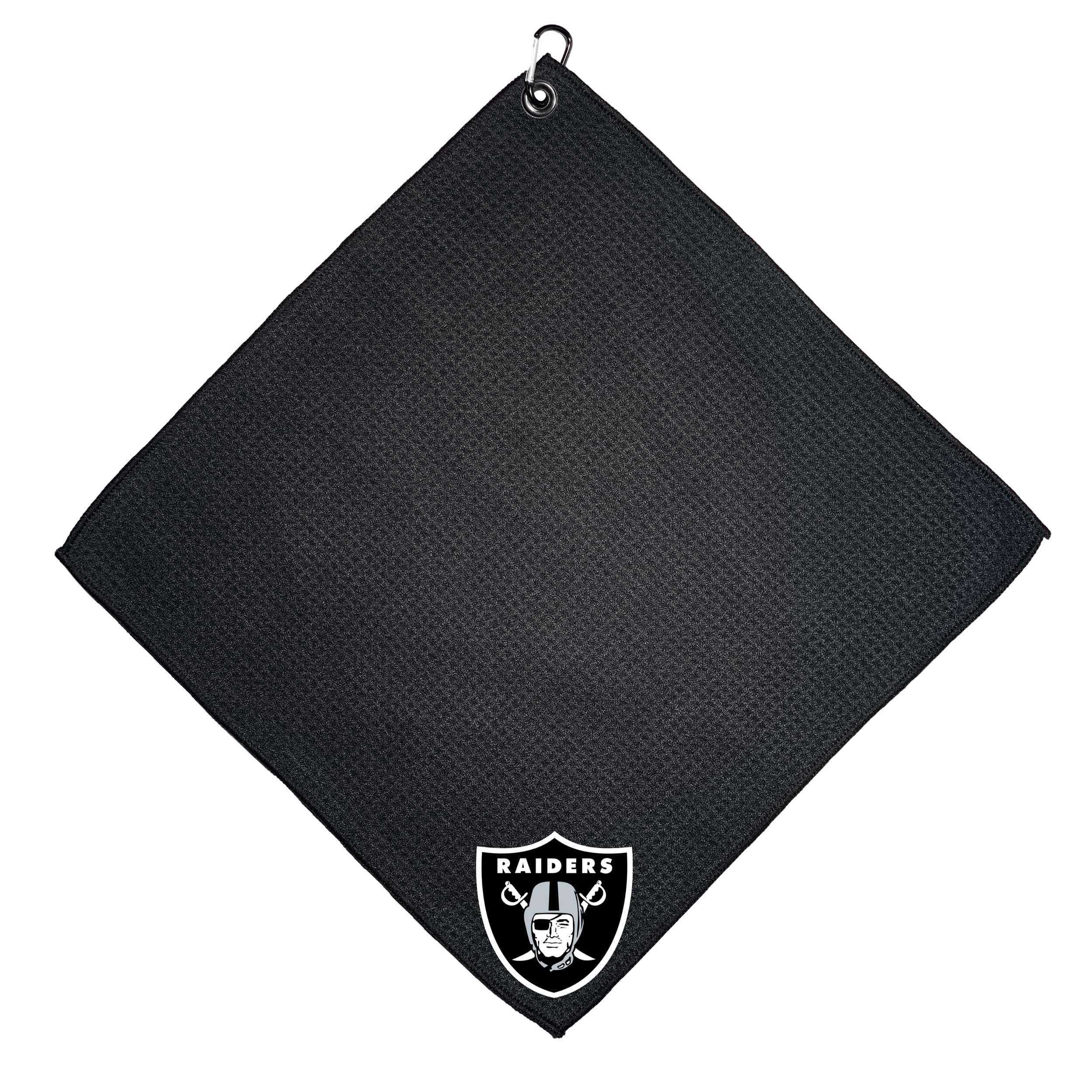 Team Golf Adult Unisex Golf Towel, Oakland Raiders 15X15 Microfiber Towel, Multi Team Color, One Size US — image 1