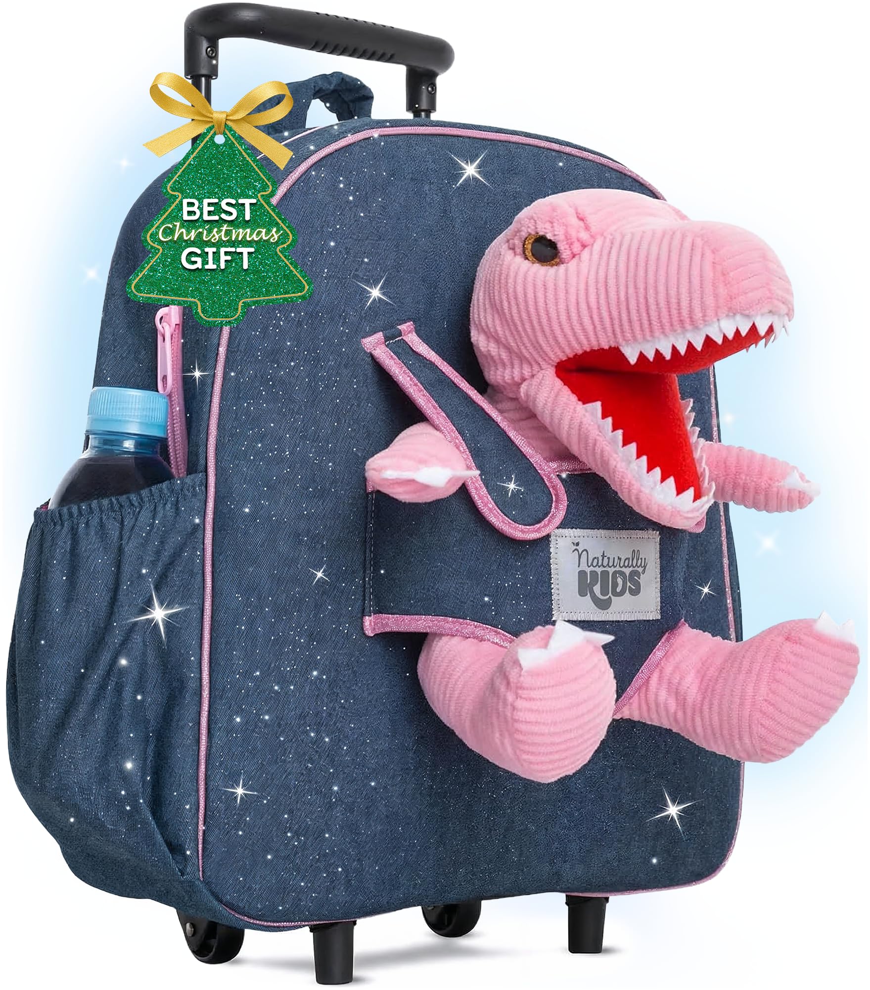Kids Backpack for Girls Boys w Stuffed Animal