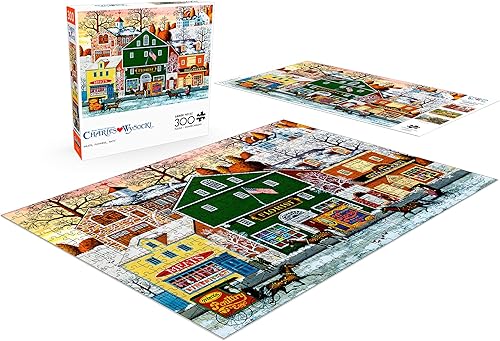 Miniatura 4 de Buffalo Games - Charles Wysocki - Carnes, flores, sombreros - Rompecabezas de 300 piezas para adultos - Rompecabezas desafiante perfecto para noches