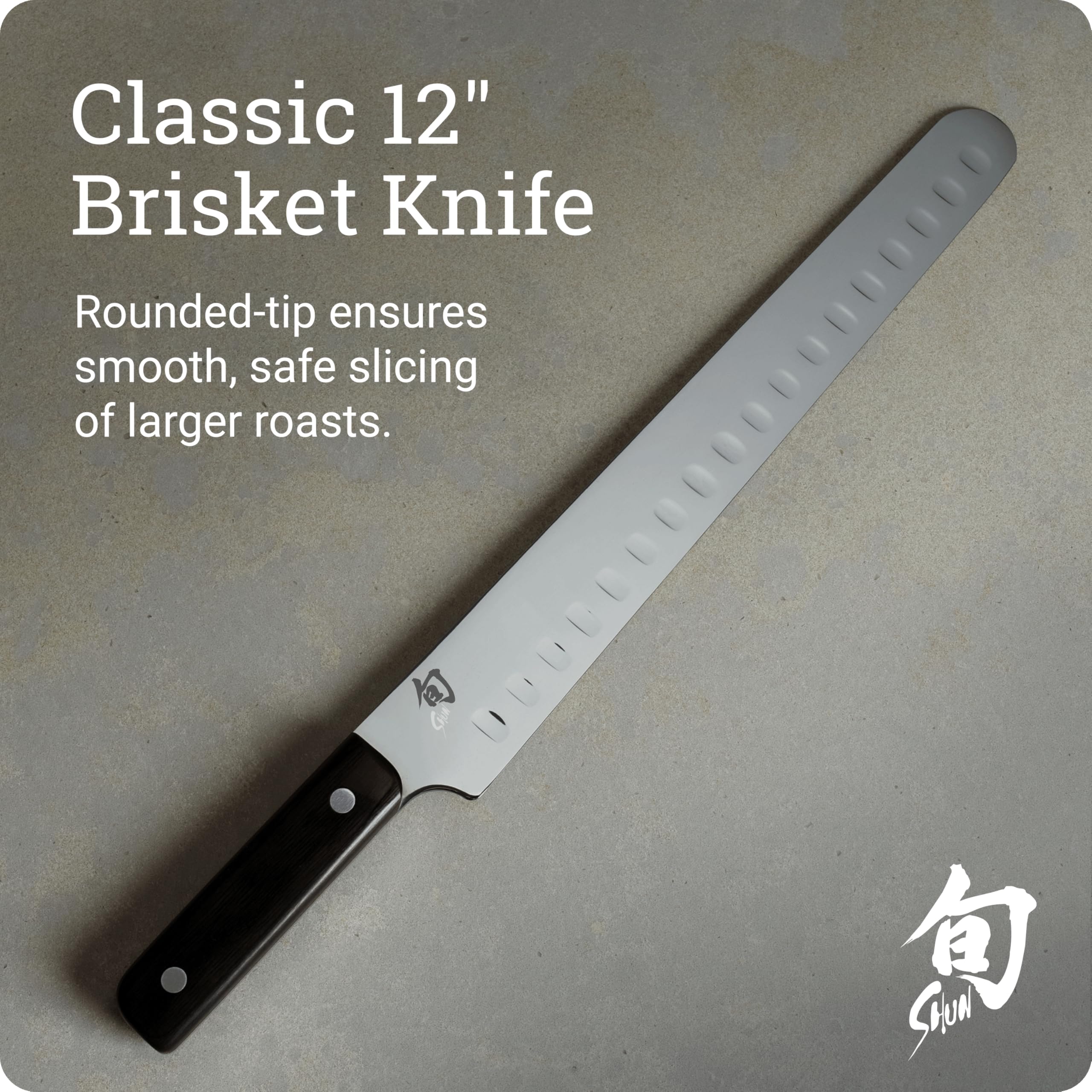 Amazon.co.jp: Shun Classic 30.5 cm 中空地ブリスケットナイフ