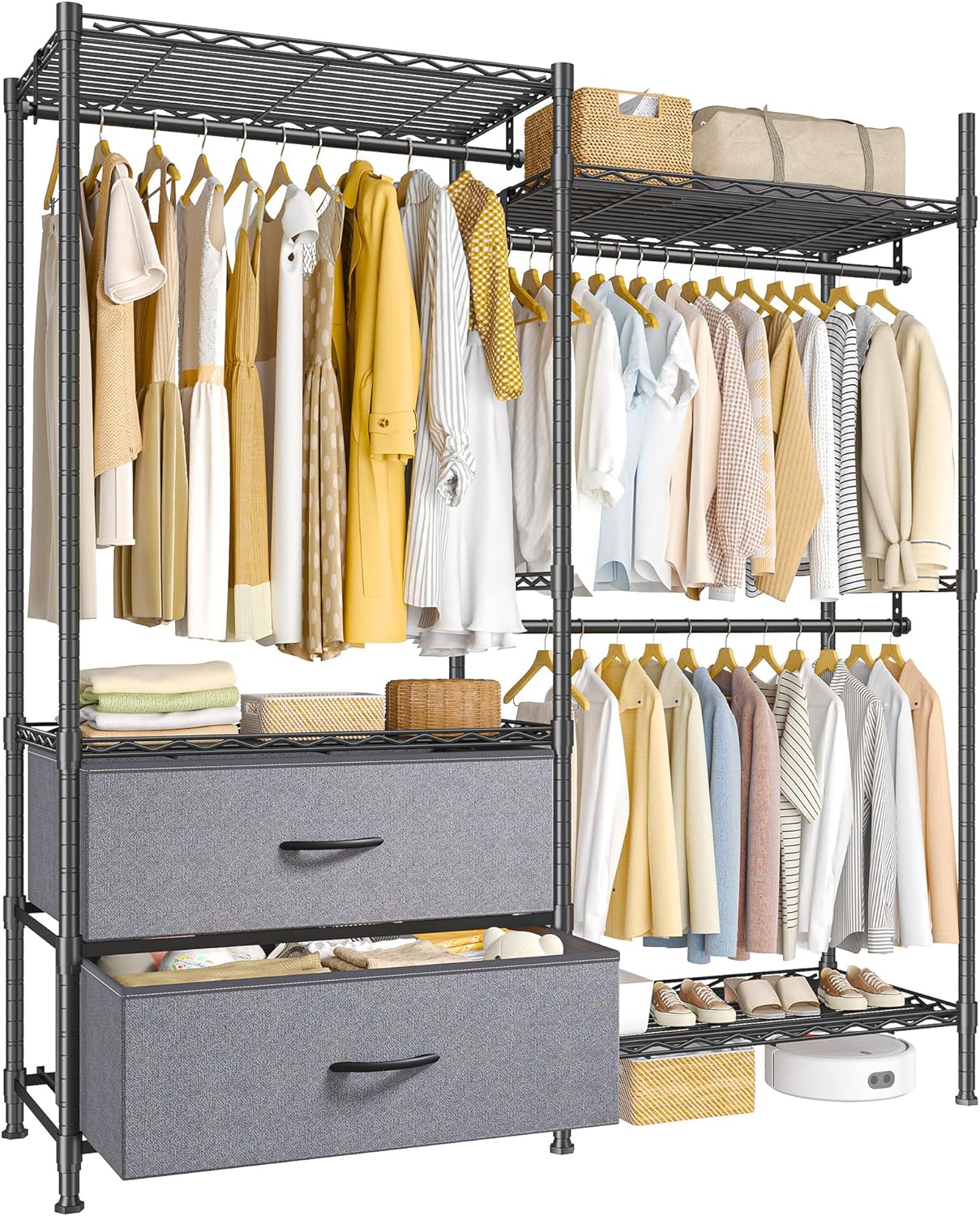 アンティークゴールド 角パイプ T字ハンガー ハンガーラック 業務用