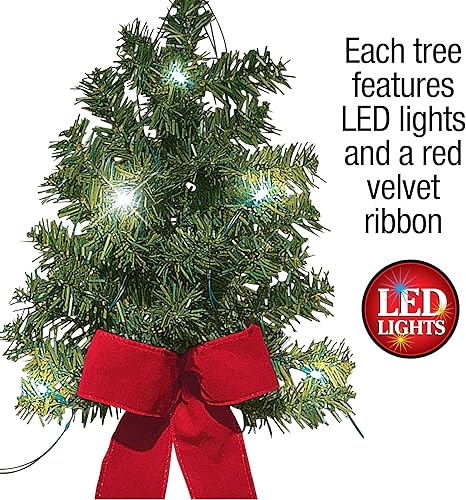 Miniatura 4 de árboles de Navidad para decoración de pared y valla