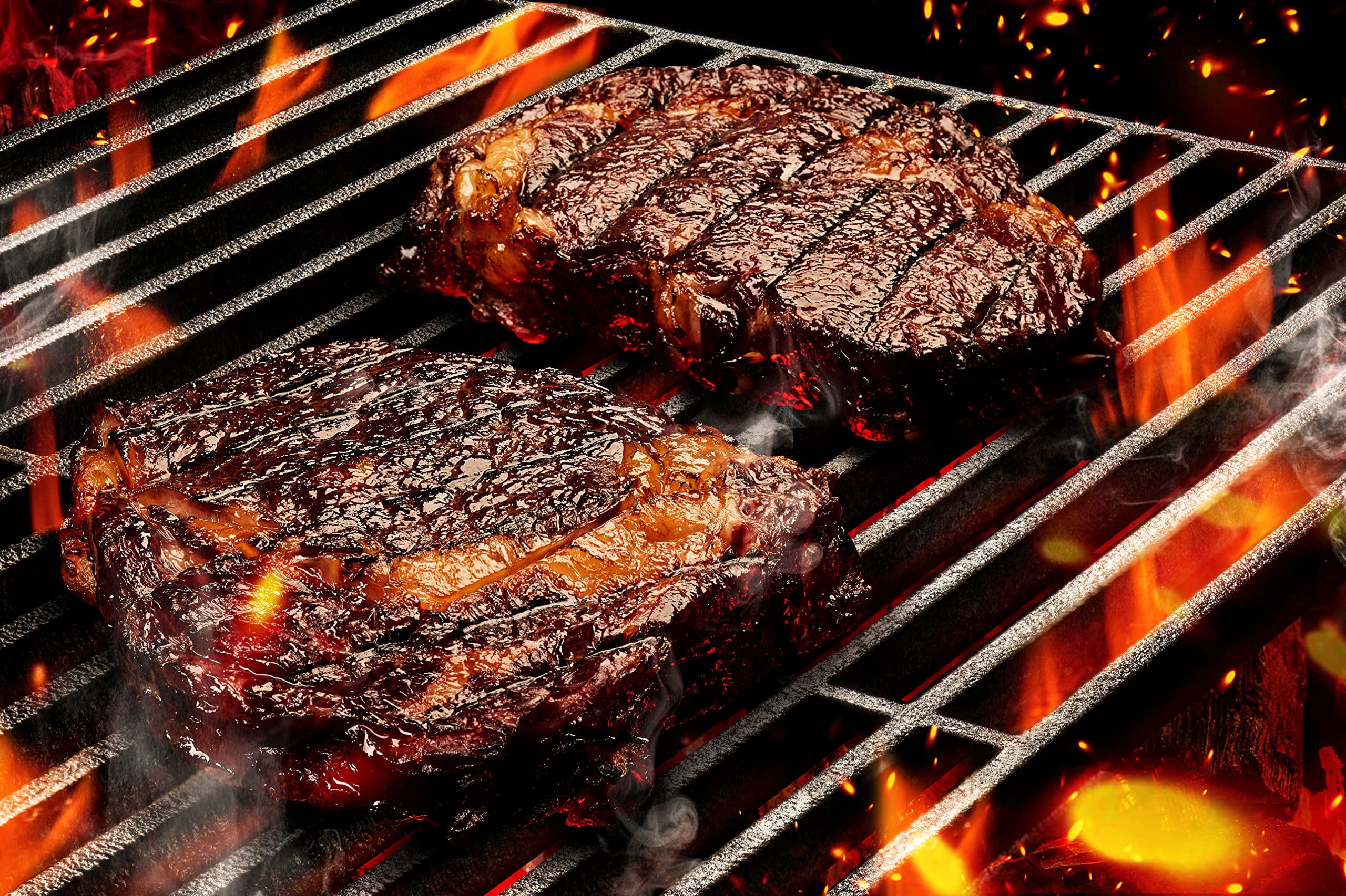 GRILLROSTPROFI Grillrost aus Edelstahl - rund - passend für 57er Weber Kugelgrill, tatsächlicher Durchmesser 54,5 cm