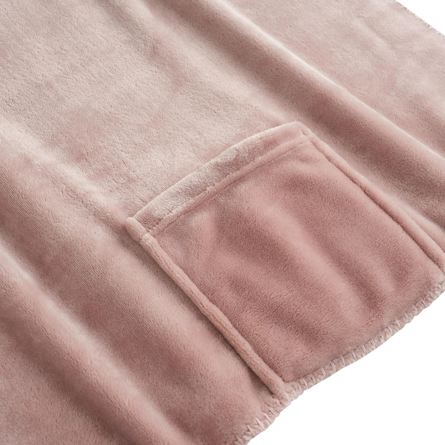 Keyocean Fleece Wrap Shawl with Large Front Side Pockets for Fall Winter - Image 6