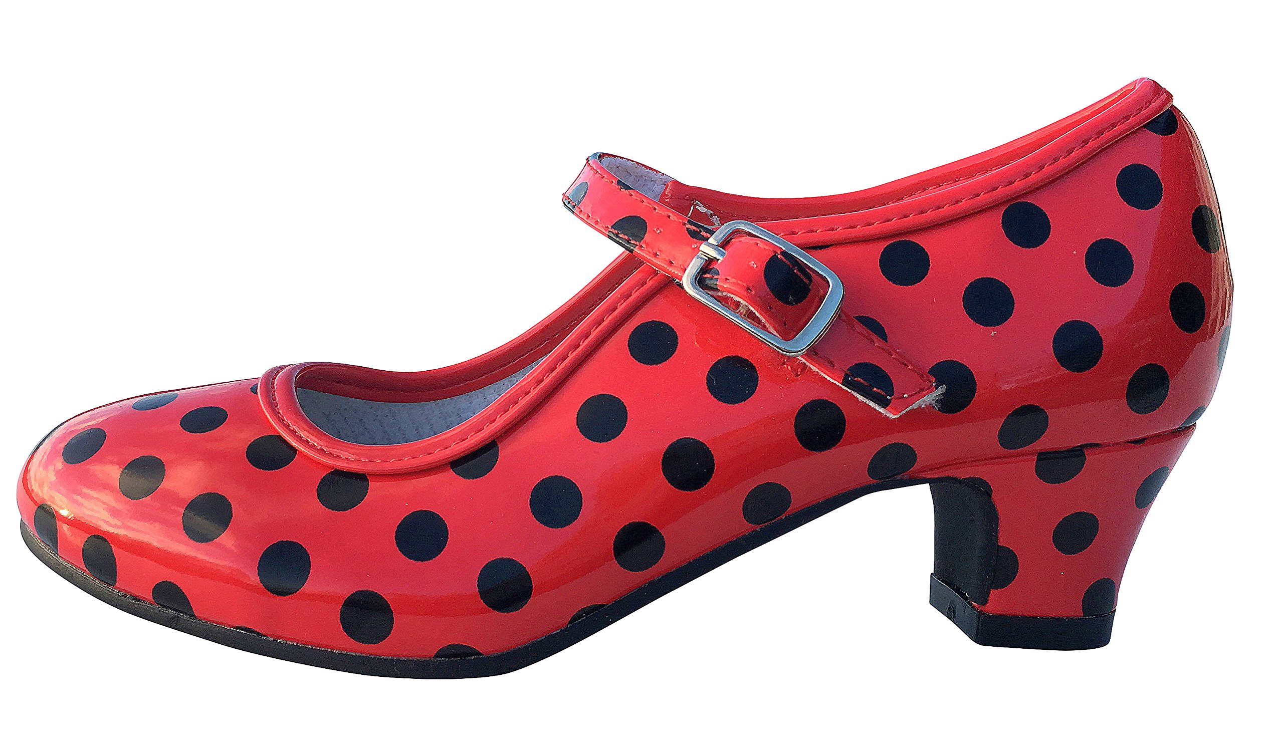 La Senorita | Zapatos de Flamenco para Niña y Mujer | Variedad de Tallas y Colores Disponible | para Sevillanas y Clases de Baile Zapatos de Gitana