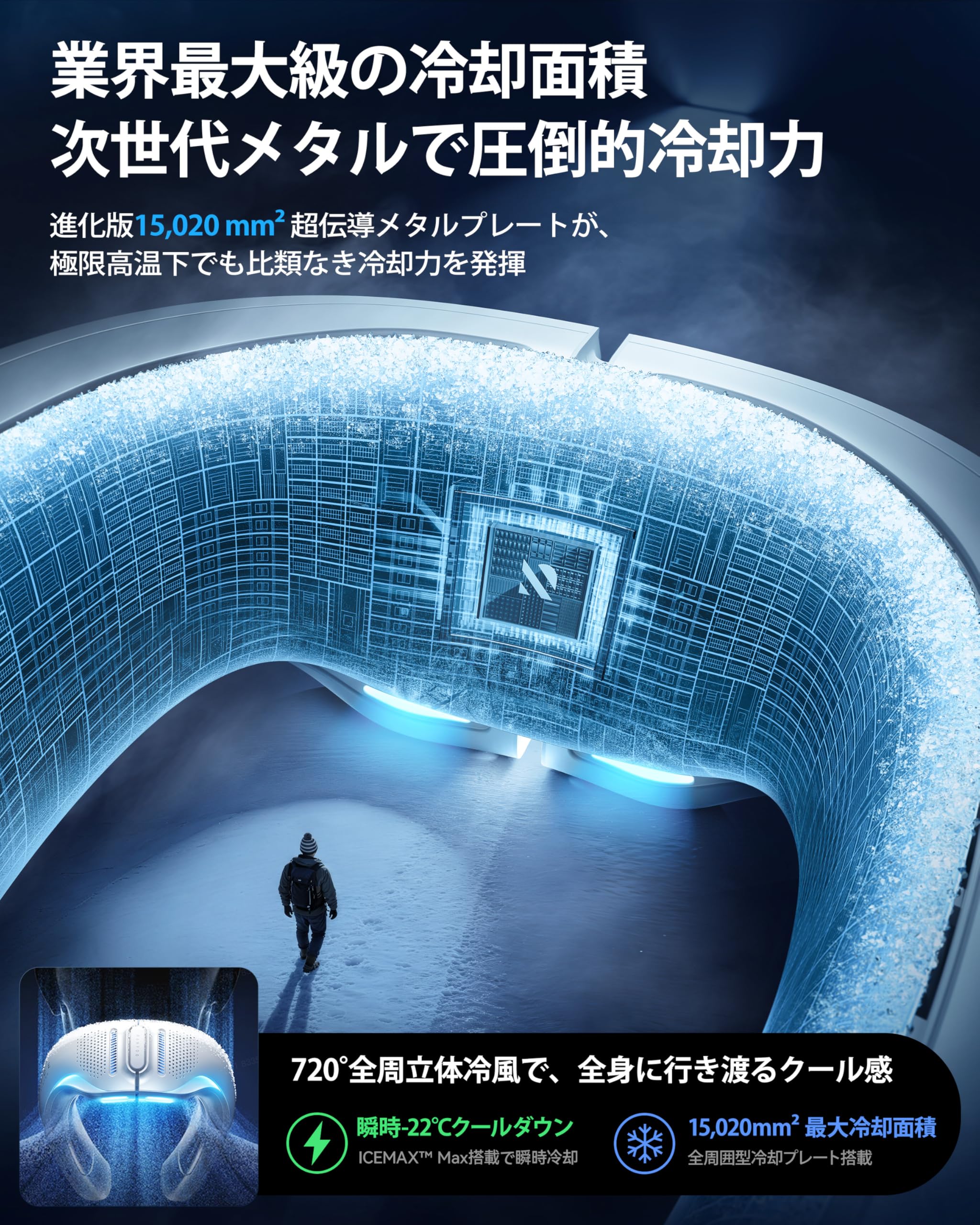Amazon | 【2026年頂点進化 AICE LITE Max】RANVOO ネッククーラー