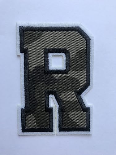 Miniatura 358 de Parches de letras termo-adhesivas de alta calidad – Lindas letras para ropa – Parche universitario para ropa – Letras bordadas de 4 1/2 parches