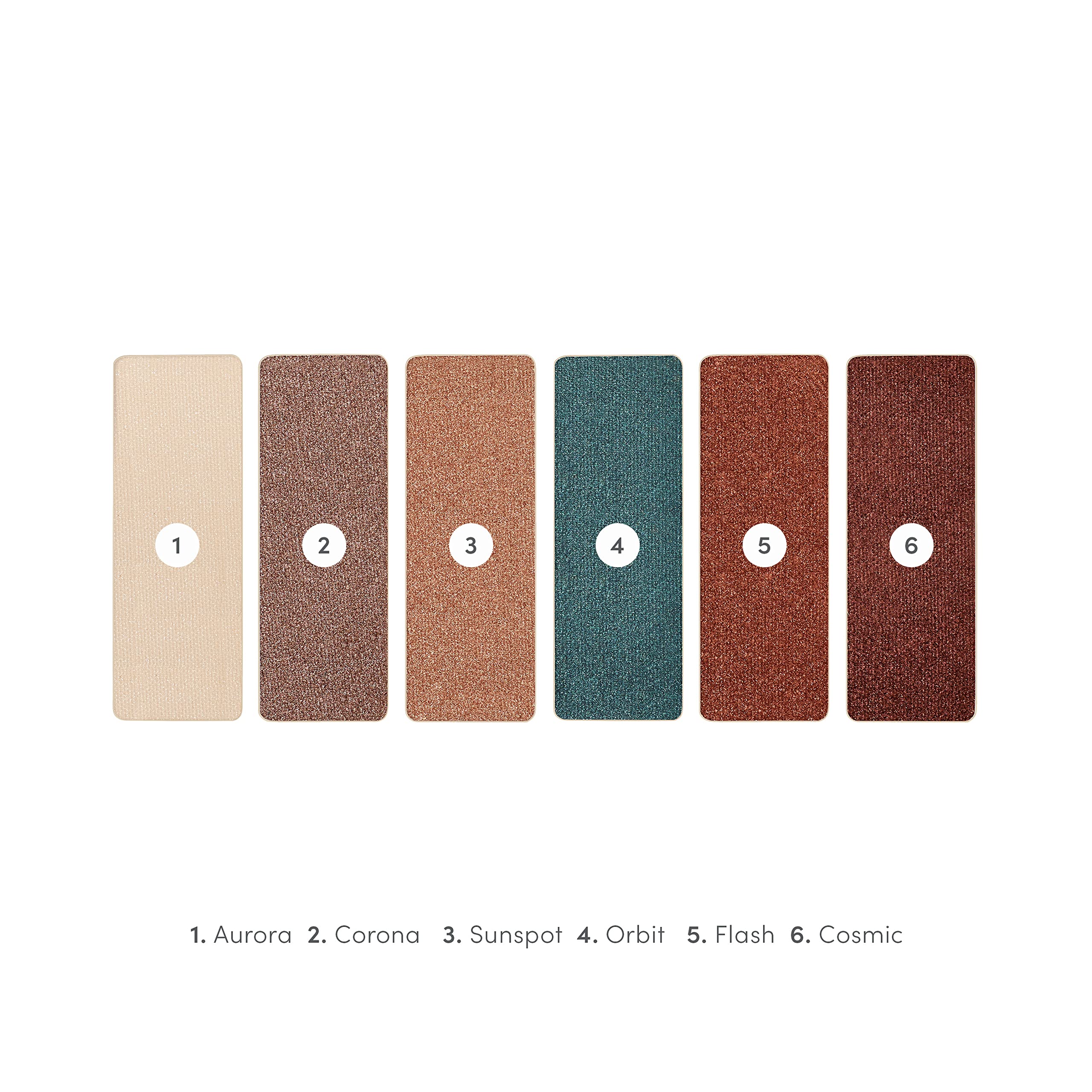 PurePressed Eye Shadow Palette - Solar Flare by Jane Iredale for Women - 0.12 oz Eye Shadow