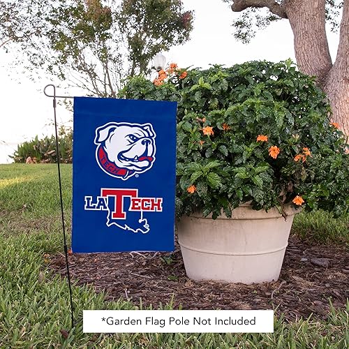 Miniatura 6 de Desert Cactus Louisiana Tech University LTU Bandera de jardín  19 x 12 pulgadas Louisiana Tech Bulldogs Banner, para exhibición al aire libre y