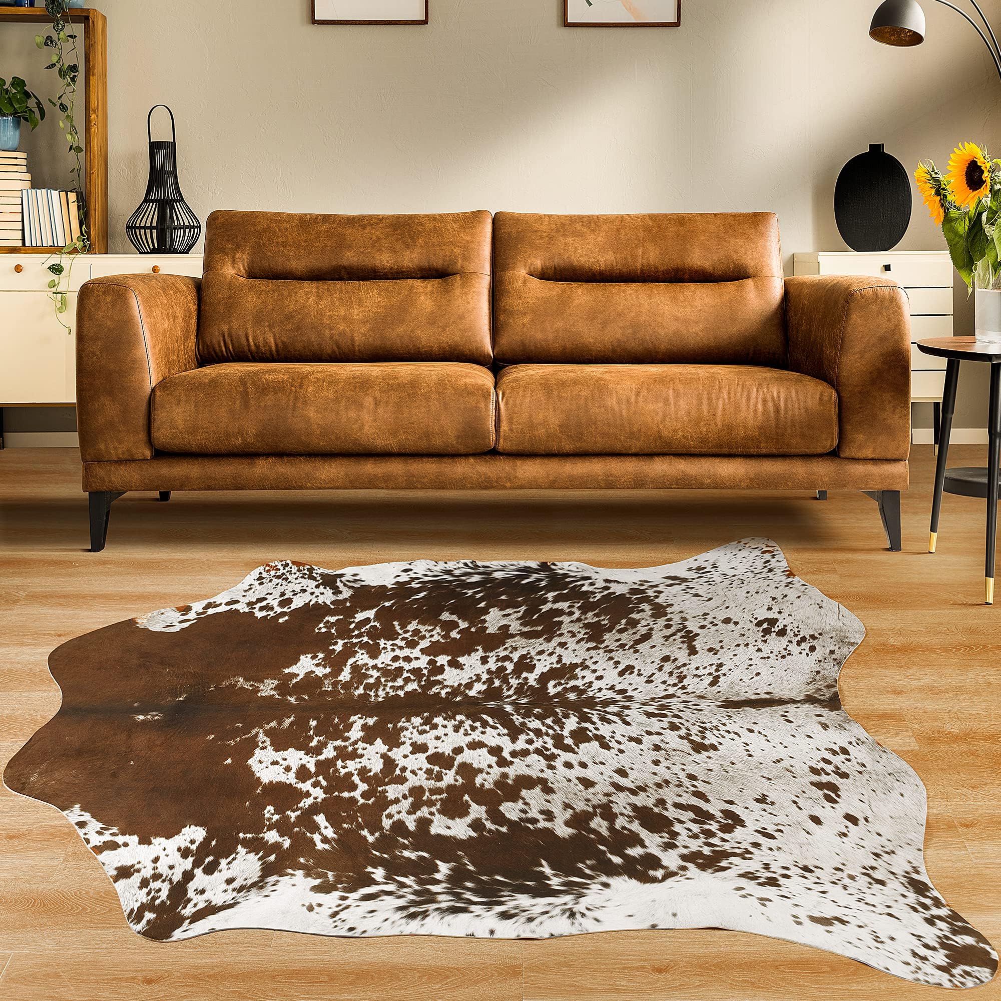 Amazon.com: ARTISTIC DECOR Natural Cowhide Rug - Unique, Premium Cow
