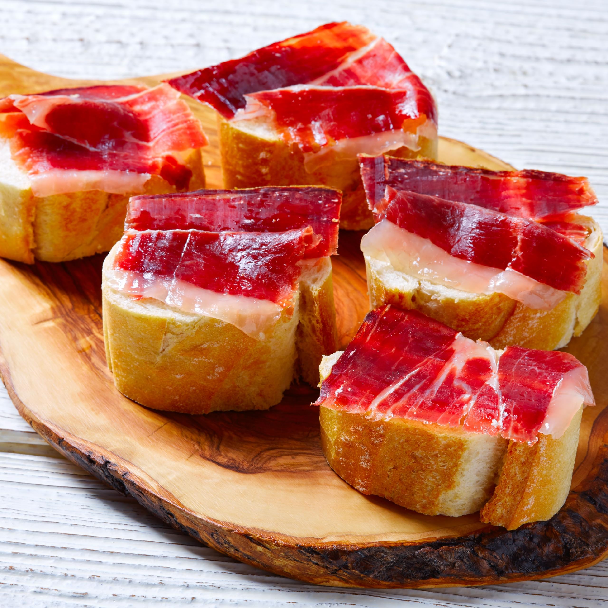 Jamón Ibérico de Cebo de Campo 50% Raza Ibérica Estirpe Negra - Exquisito Jamón de Extremadura Cortado a Cuchillo - Cerdos Criados en Libertad y Alimentados con Productos Naturales. (5 Sobres)