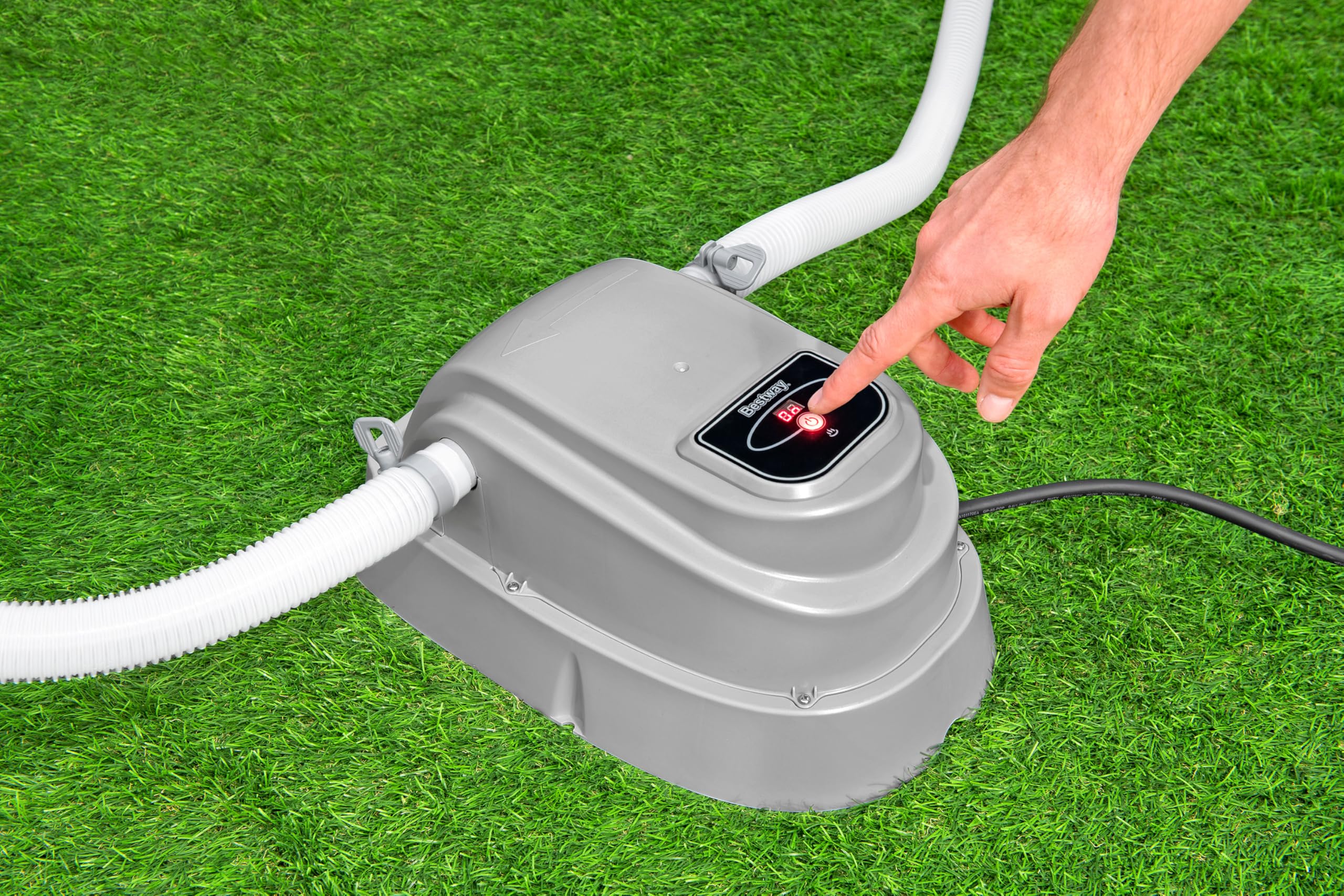 Bestway Poolheizung 2.800 W Digital gesteuert für Pools 1.520-17.035 l 40 °C