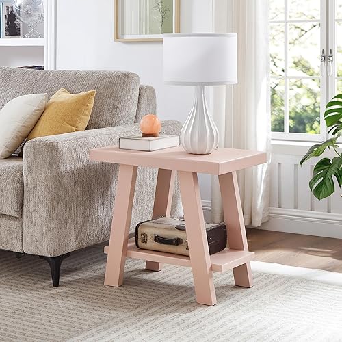 Miniatura 17 de Roundhill Furniture Athens - Mesa auxiliar de madera contemporánea, color negro Negro,Gris,Azul marino,Verde