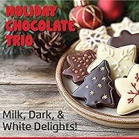 Vista 5 de Chocolate Works - Chocolate derretido para hornear (10 oz (Paquete de 3), Paquete surtido: chocolate con leche, chocolate amargo, chocolate blanco)