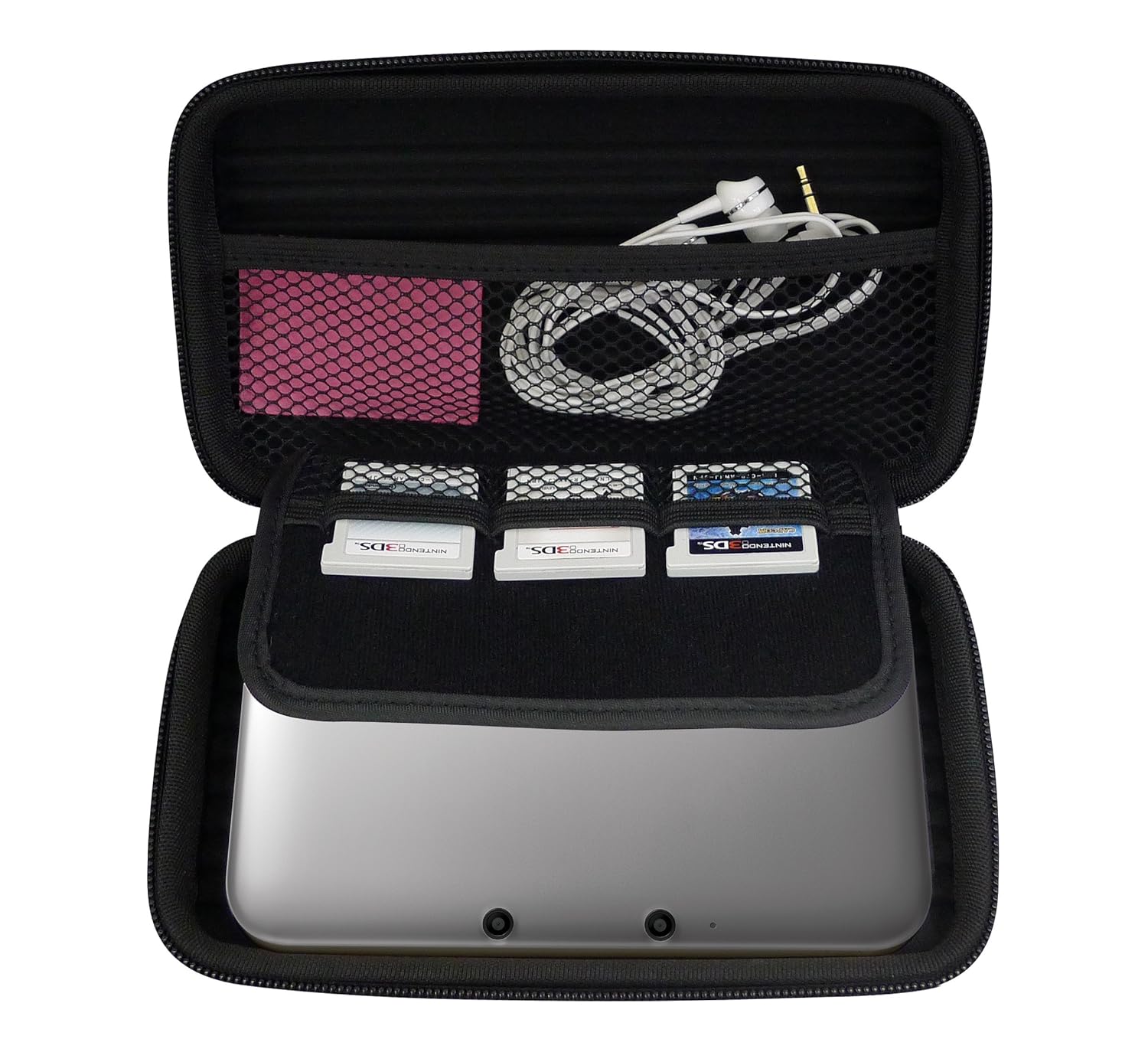 Strong black trunk cover for Nintendo 3DS LL