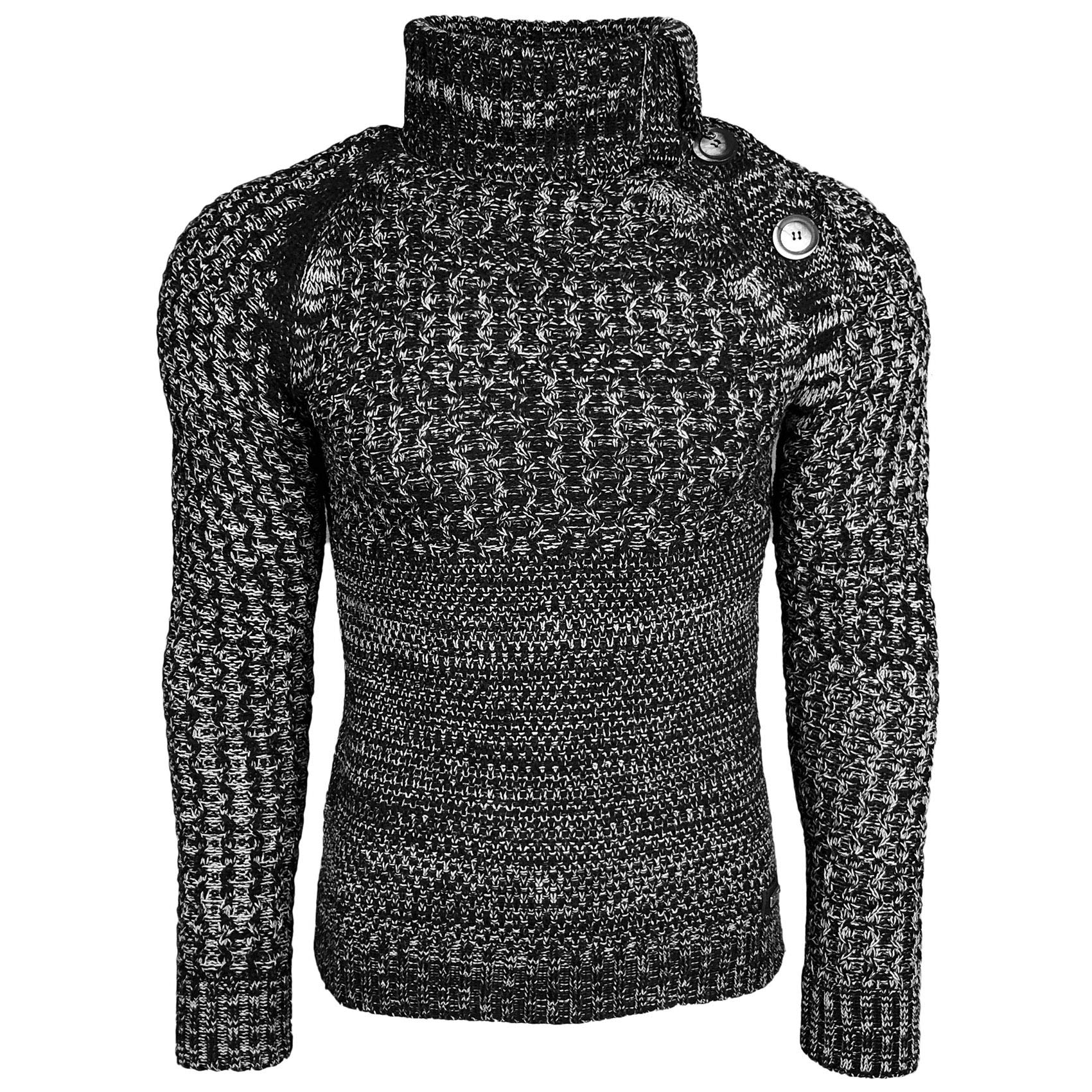 Rusty Neal 13338 - Jersey para hombre con cuello alto