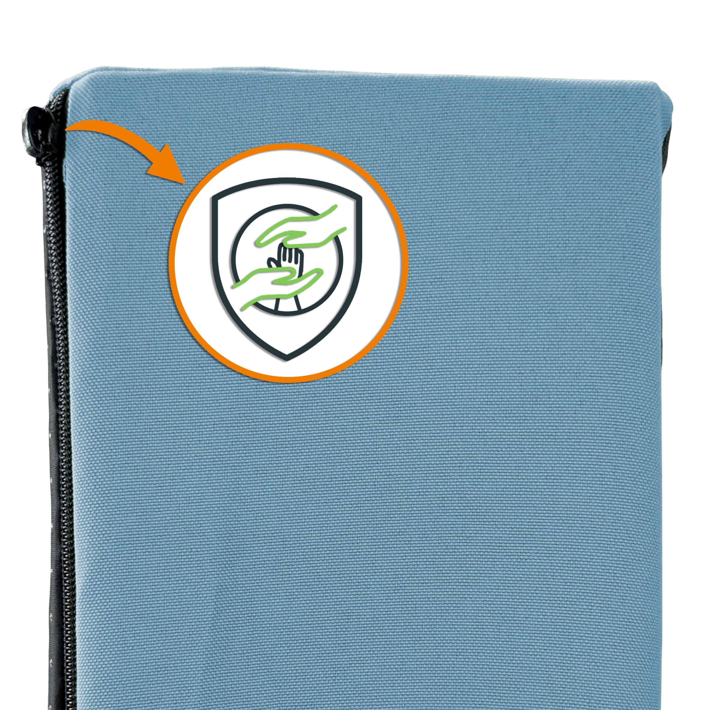 Tapis de jeu matelas sauteur 99 x 75 x 18 cm bleu rose pour enfants 3-40 kg