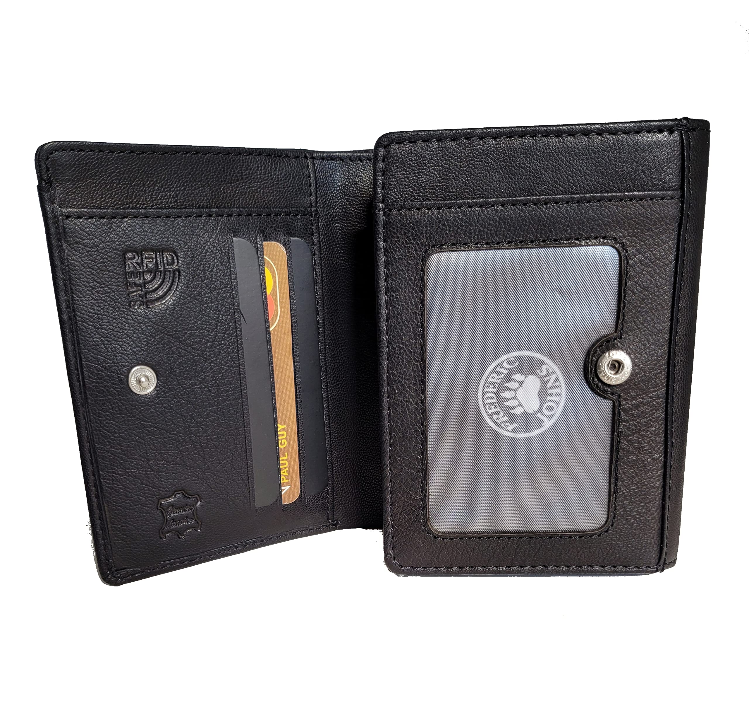 Monnayeur Euro en Cuir 8 Compartiments – Porte-Monnaie Trieur Rapide pour Serveur et Malvoyant – Grande Capacité, Résistant – Frédéric Johns