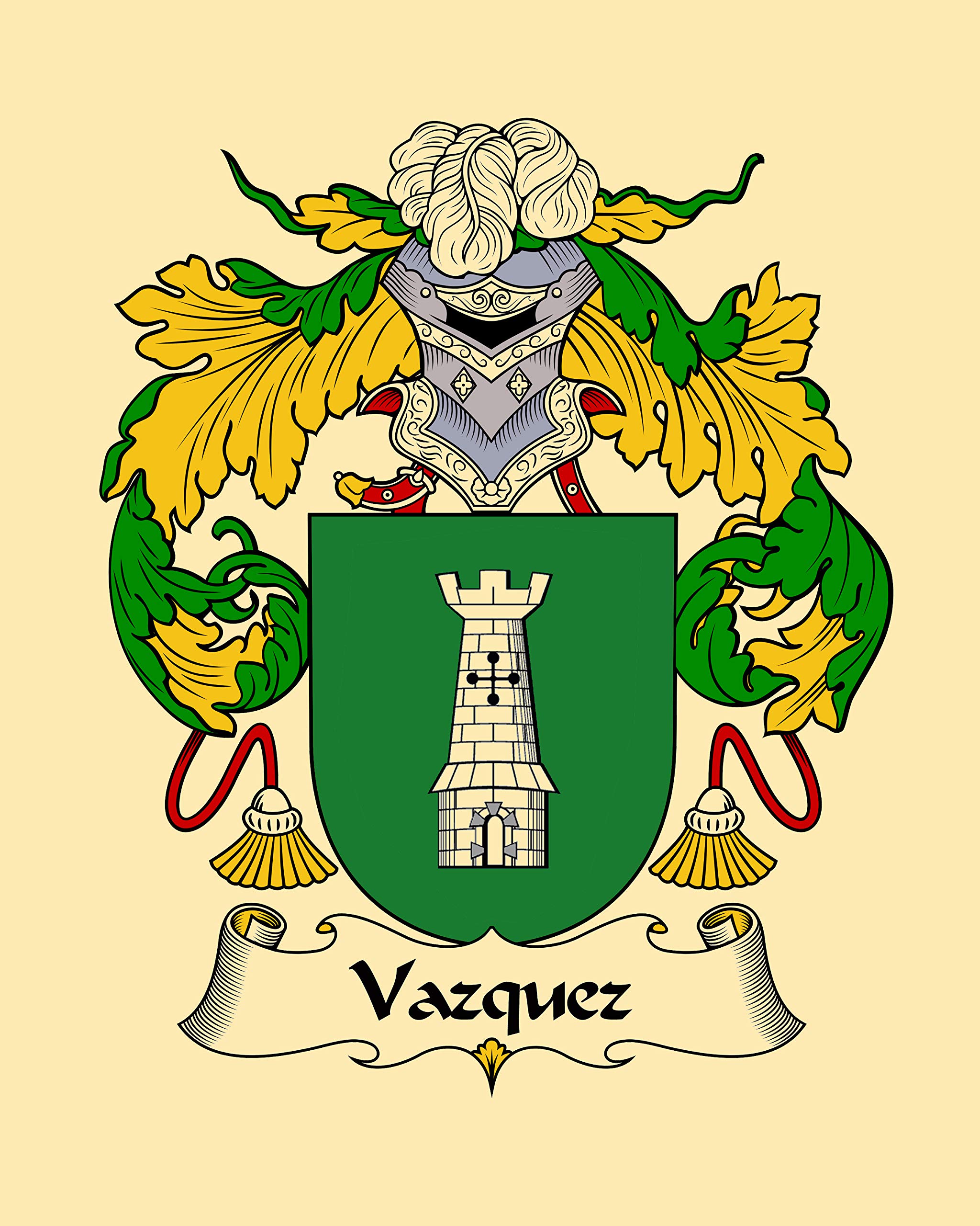 Amazon.com - Carpe Diem Designs Vazquez Coat of Arms/Vazquez