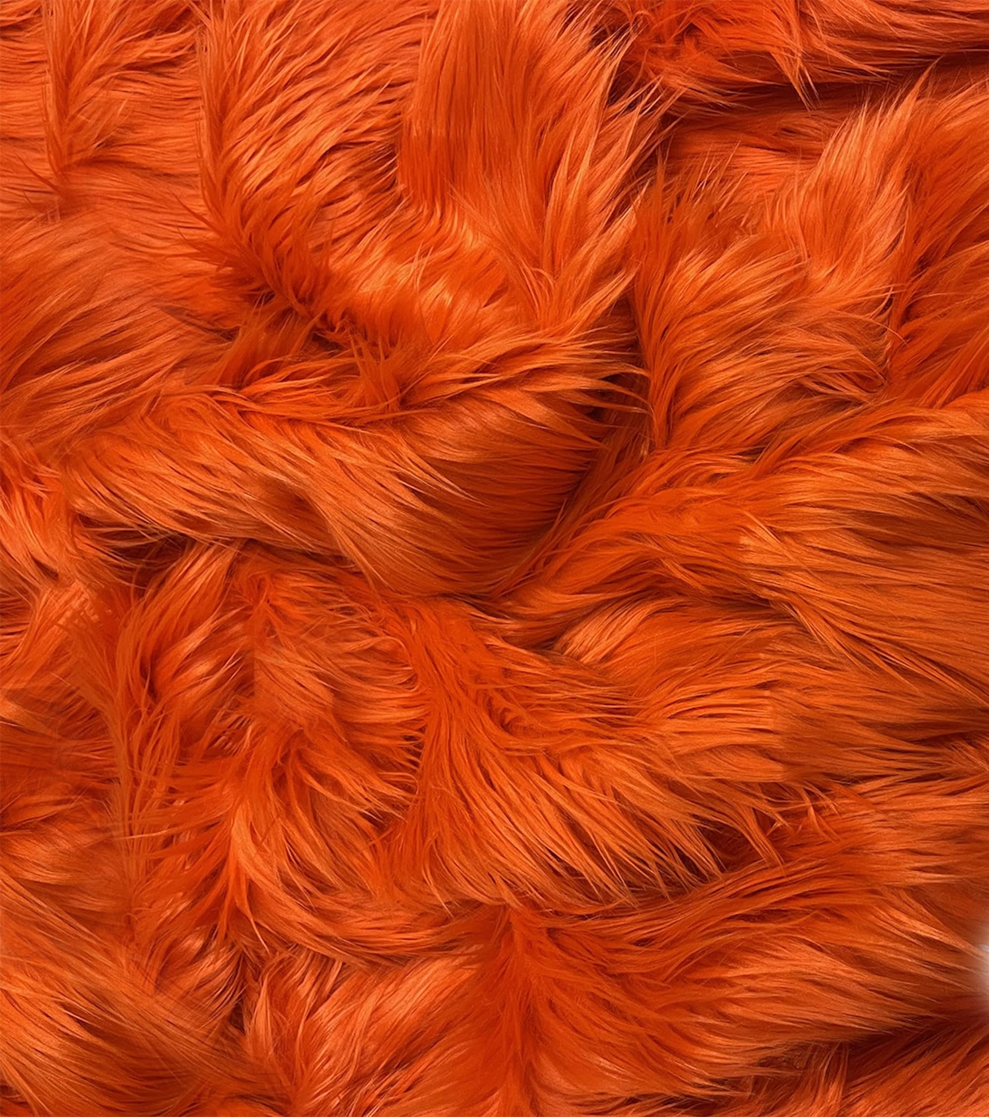 EOVEA Shaggy Faux Fur Fabric by The Yard โ 60โ Wide | Fluffy, Soft Fake Fur Material for Sewing, Crafts, Costumes, Upholstery & Home Decor | Long Pile Plush Fabric โ image 1