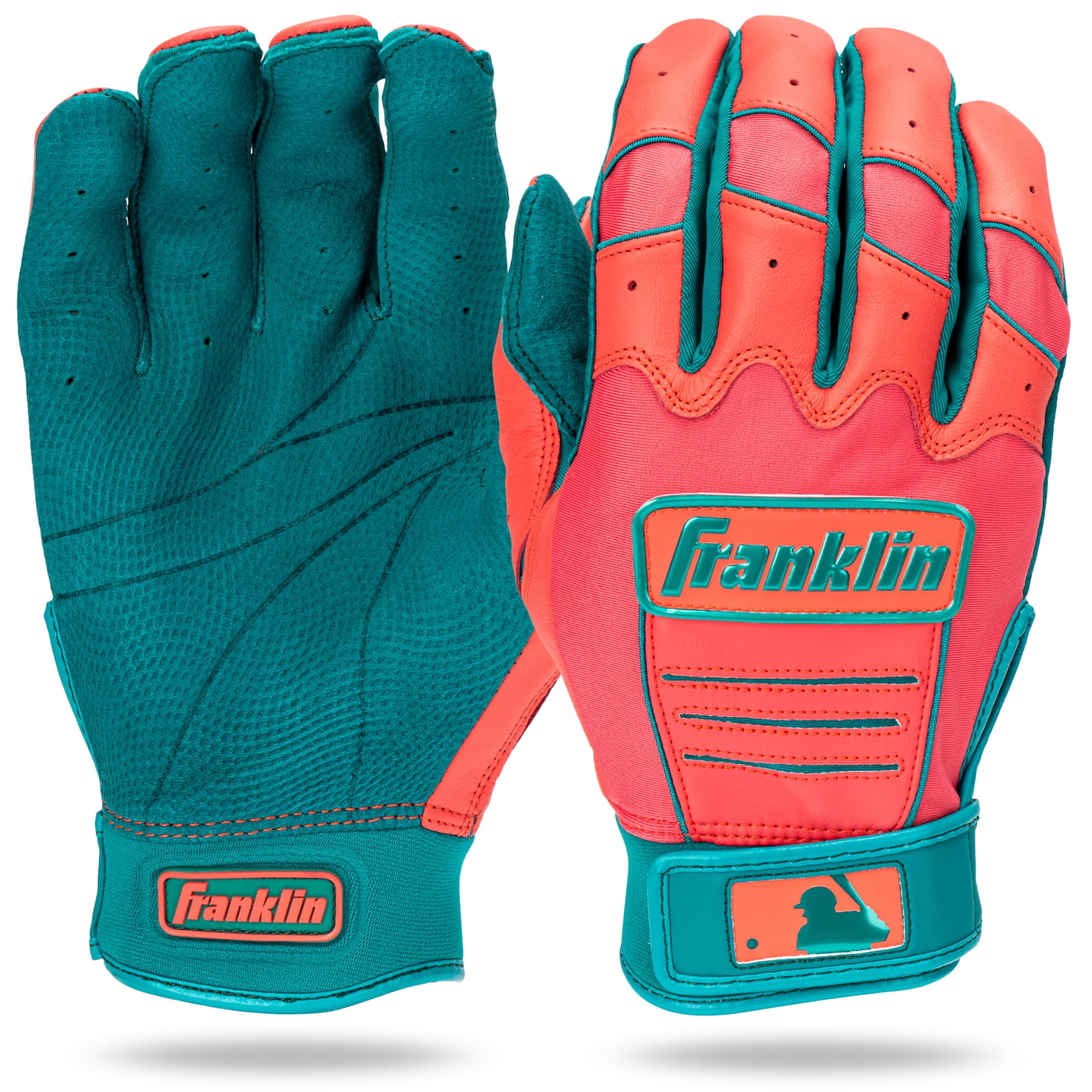 Franklin Sports MLB Baseball Batting Gloves - CFX Pro Adult + Youth - Baseball + Softball - Multiple Sizes + Colors
