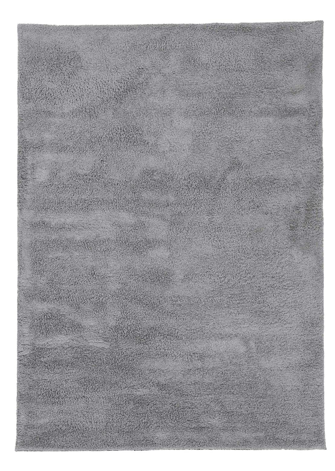 Alfombra Pelo Largo Silky Shaggy Gris Claro Rectangular 200x290 cm | Alfombra Moderna para salón, Dormitorio y habitación Infantil