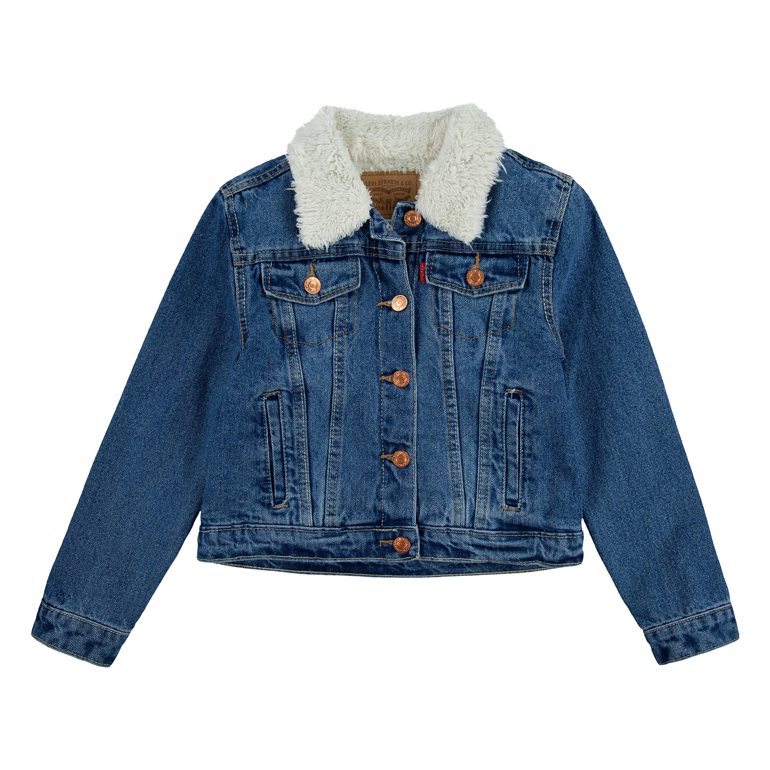 Levis Baby Sherpa Denim Jacket Levis Girls And Baby Trucker Jacket