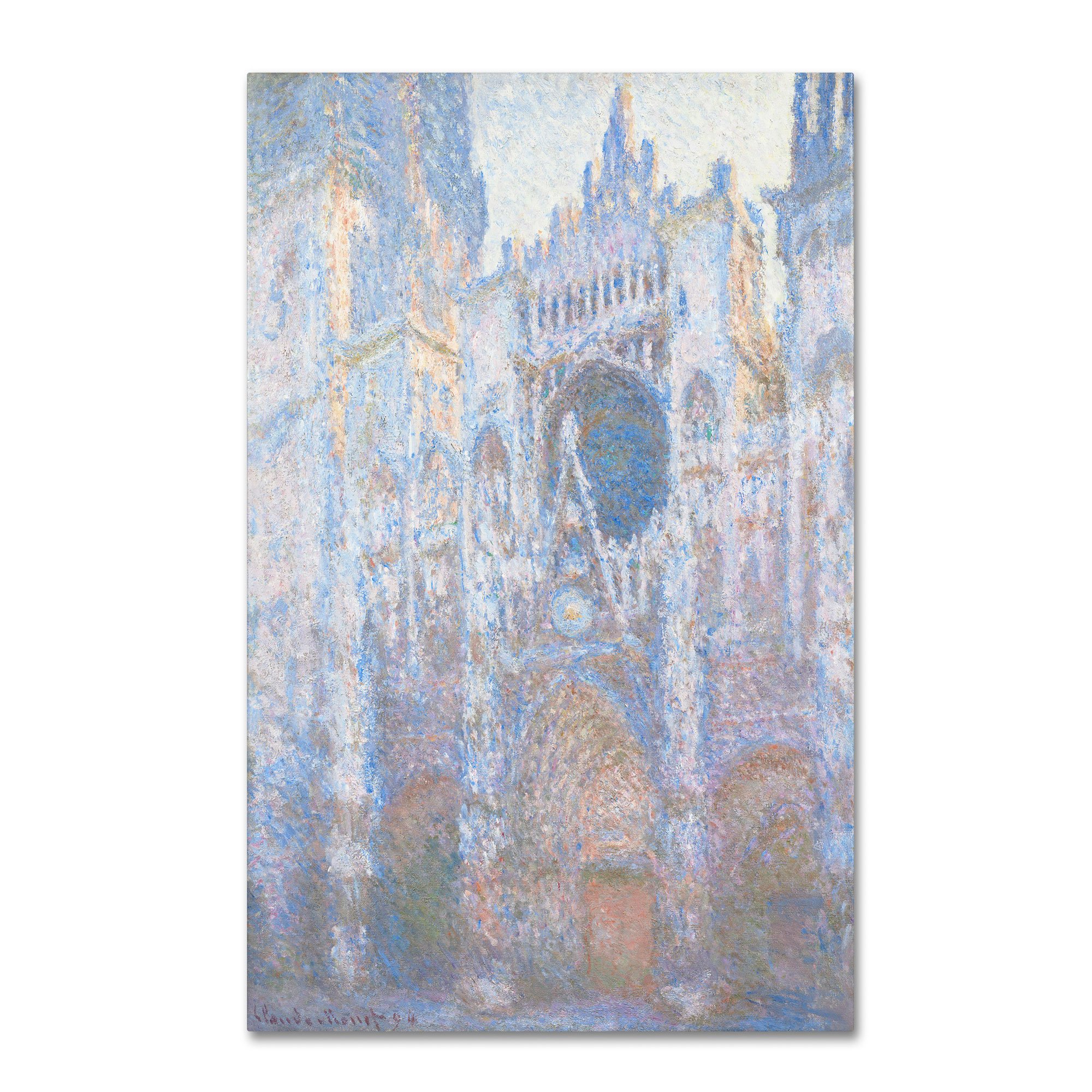 Amazon｜Trademark Fine Art Rouen Cathedral West Facade 1894