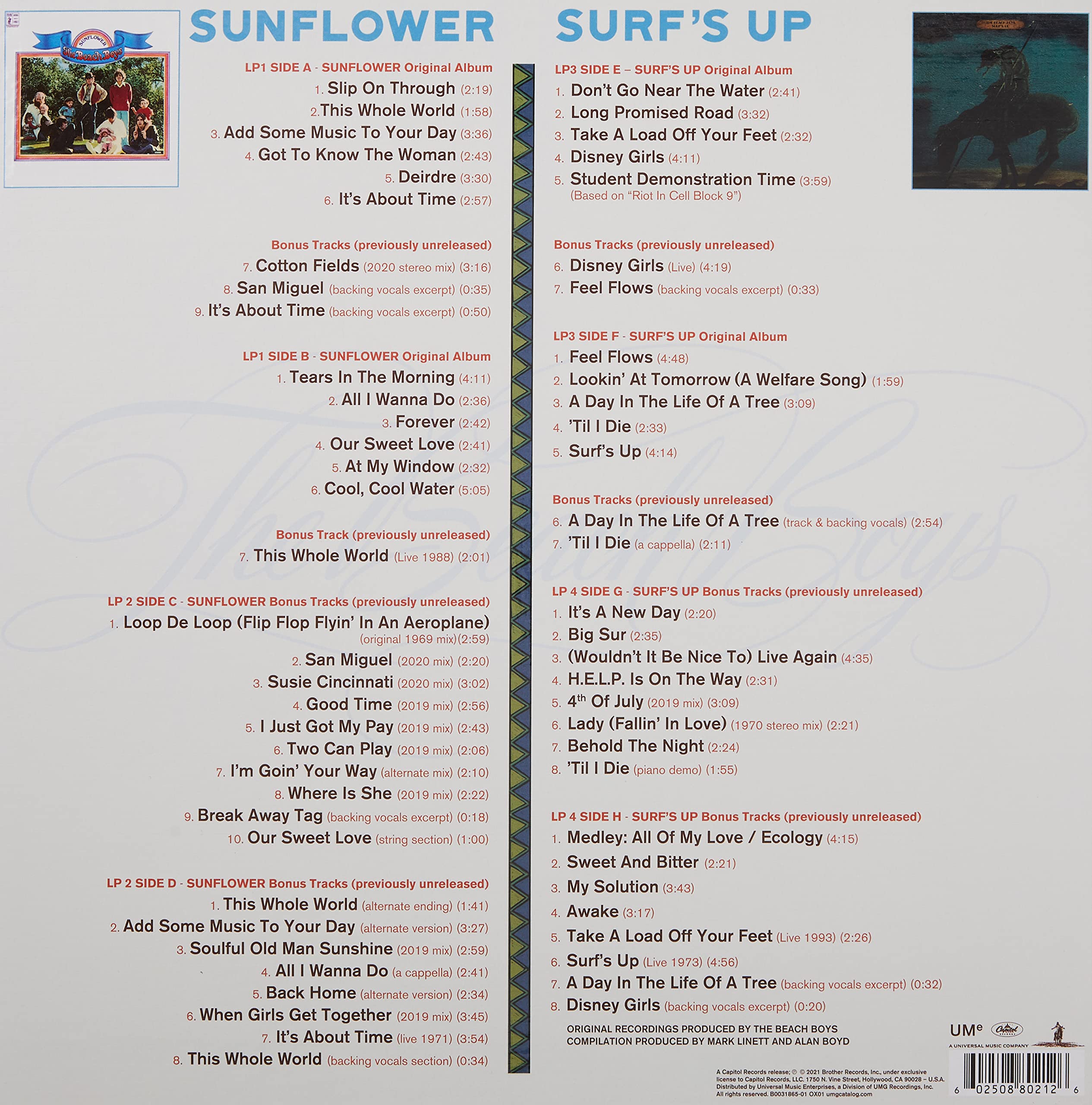 Feel Flows The Sunflower & Surf's Up Sessions 1969